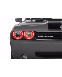 Dodge Challenger w/ OEM HID (08-14): Profile Prism Fitted Halos (RGB)