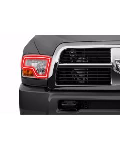 Dodge Ram w/ Dual Headlights (09-12): Profile Prism Fitted Halos (RGB)