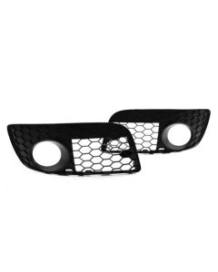 06-09 VW MK5 GTI GLI JETTA HONEYCOMB HEX MESH FOG LIGHT OPEN VENT GRILLES - PAIR