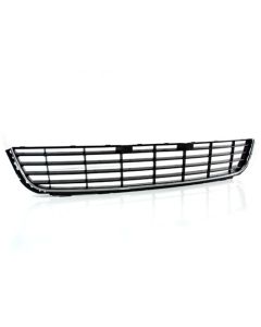 10-14 VW MK6 GOLF/JETTA SPORTWAGEN LOWER CENTER GRILLE - BLACK W/ SILVER TRIM