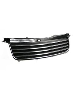 01-05 VW PASSAT B5.5 FRONT UPPER BADGELESS SPORT GRILLE - CHROME/BLACK