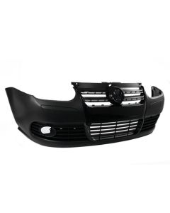 99-05 VW GOLF MK4 EURO MK5 R32 STYLE FRONT BUMPER W/ BLACK MAIN GRILLE