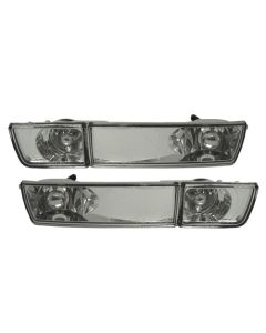 DEPO Glass 93-99 VW Golf/Jetta MK3 E-Code Chrome Fog Lights / Turn Signals