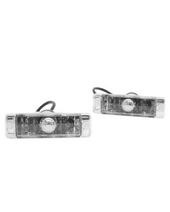 81-89 VW GOLF JETTA MK1 MK2 SMALL BUMPER TURN SIGNAL LIGHTS - CRYSTAL CLEAR