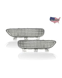 2000-2003 Fit BMW E46 3 Series 2 Door Coupe/Cabrio & 02-06 M3 DEPO Clear or Smoke Front and/or Rear Bumper Reflector Side Marker Light