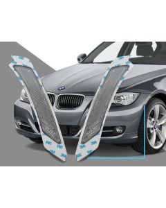 2009-2011 Fit BMW E90/E91 4D/5D OE Frost Clear or Smoke Front Bumper Reflector