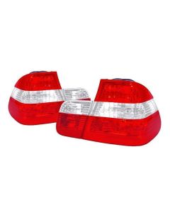 2002-2005 Fit BMW 3 Series E46 4D Sedan Euro OEM Style Red/Clear or Red/Smoke Rear Tail Light 