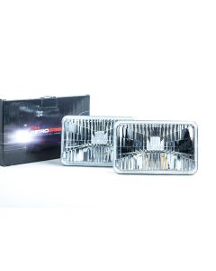 Sealed Beam Holley RetroBright LED Headlights (4x6")