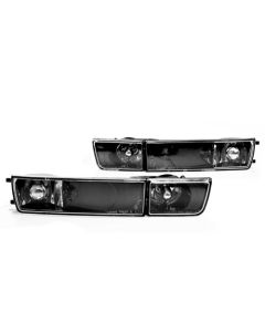 DEPO 93-99 VW Golf/Jetta MK3 E-Code Black Glass Fog Lights / Turn Signals