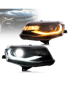 VLAND LED Projector Headlights For Chevrolet / Chevy Camaro LT SS RS ZL LS 2016-2018