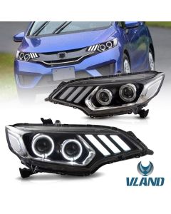 VLAND Dual Beam Projector Headlights For Honda Fit / Jazz (GK5) 2014-2020