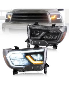 2007-2013  TOYOTA TUNDRA LED REFLECTOR HEADLIGHTS FITS ALSO 2008-2018 Sequoia Form Lighting