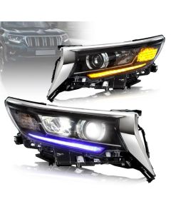 VLAND LED Projector Headlights for Toyota Land Crusier Prado 2017-UP YAA-PLD-2034