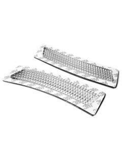 Crystal Clear Front Bumper Reflectors for Fit BMW F30 3-Series w/ M Sport Package