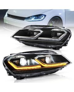 VLAND LED Headlights for Volkswagen VW Golf 7 / MK7 2014-2017 (NOT fit for Golf GTI and Golf R models)