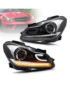 VLAND OE Headlights For Mercedez Benz W204 (C-Class 2011-2014 General to Deluxe Edition)