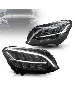 VLAND OE Headlights For Mercedez Benz W205（C-Class 2019-2020 HID Edition）