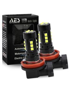 2PCS H11 LED Bright Bulbs 6000K Super Bright Fog Lights