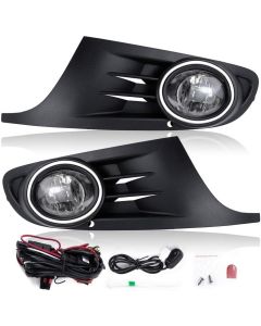 Fog Lights with Switch For 2011-2012 Volkswagen VW Golf MK6 (Base &amp; TDI) &amp; TDI Jetta-Sportwagen (NOT FOR Gti/Jetta 4DR)