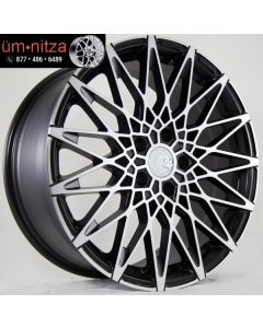 AodHan 18x8.0  LS001 5X100 +35 Matte Black Machined Face Wheels (Set 4)