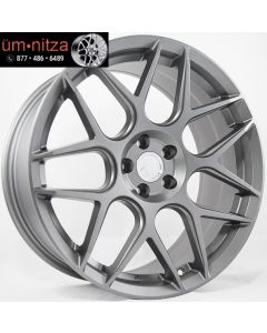 AodHan 18x8  LS002 Rims 5X114.3 +15 Gun Metal Fits Lexus Rx300 Infiniti G35Coupe