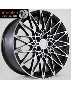 AodHan 18X8/9  LS001 Rims 5X114.3 +15 Matte Black Fits Infiniti G35 Coupe Qx56