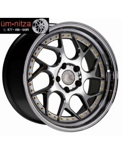 AodHan 18x8.5  Ds01 5x100 +35 Black Vacuum Wheel (1)