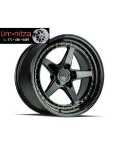 AodHan 18x9.5  DS05 5x114.3 +30 Black Wheels (Set of 4)