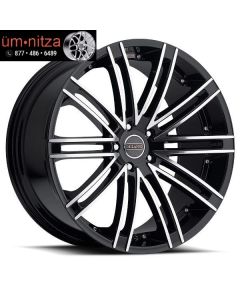 Milanni 20X9  9032 Khan 5x115 ET38 Black Machined Wheel (1)