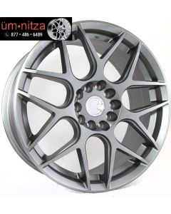 AodHan 17X7.5  LS002 5X112/120 +35 Gun Metal Rims  Fits Audi A4 Vw Jetta Golf