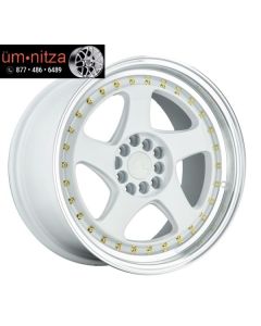 AodHan 17x9  AH01 5x100/114.3 +25 White Wheels (Set of 4)