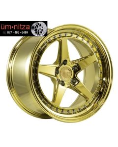 AodHan 18x9.5  DS05 5x114.3 +15 Gold Vacuum Wheels (Set of 4)