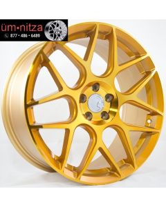 AodHan 18X8  LS02 Rims 5X114.3 +35 Gold Wheels Fits Toyota Scion Honda Lexus 