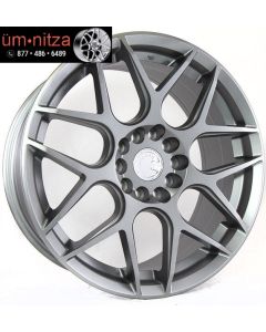 AodHan 17X7.5  LS002 5X112/120 +35 Gun Metal Rims Fits E36 E46 Audi A4 Vw