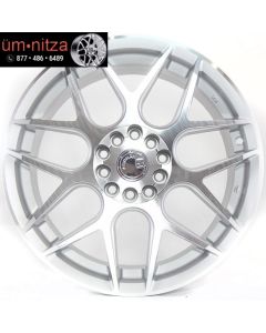 AodHan 17x7.5  LS002 5x100/114.3 +35 Silver Machined Face Wheel (1)