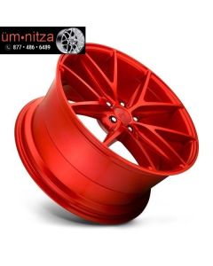 NICHE 20x9  MISANO M186 5x4.5 +35 Gloss Red Wheels New Set