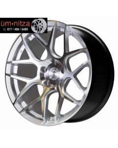 AodHan 18x8  LS002 5X112 +35 Silver Machined Wheel (1)