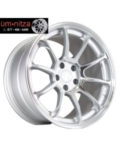 AodHan 18x10  AH06 5X100 +30 Machined Silver Wheel (1)