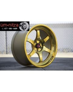 AodHan 18x9.5  AH08 5x114.3 +30 Gold Machined Face Wheel (1)