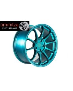 AodHan 18X9  AH06 5X114.3 +30 Teal Rims Aggressive Fits Civic Veloster Eclipse