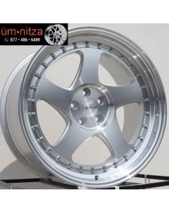 AodHan 18x9.5  AH01 5x100 +30 Silver w/Machined Face Wheel (1)