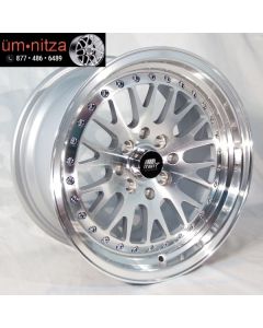 MST  MT10 17x9 5x100/5x114.3 +20 Silver Rims Fits Corolla Matrix TL Tsx Rsx