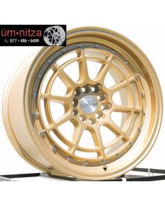 AodHan 17x9  AH04 5x100/114.3 +35 Full Gold Wheel (1)