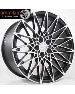 AodHan 19X9.5  LS001 5X112 +30 Black Rims Fits Audi b5 b6 b7 b8 c4 c6 Q5