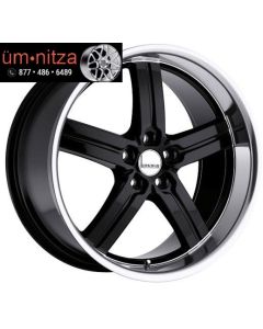 Lumarai 19x8  Morro 5x114.3 Rims +37 Black (Set of 4 Wheels Fits Lexus only)