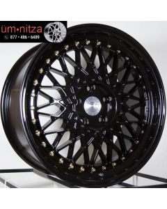 Aodhan  Ah05 18X8.5 5X114.3 +35 Black Rims Fits Civic Rsx Accord TL