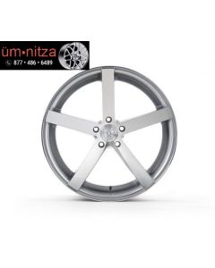 Rohana 22x9/22x11  RC22 5x115mm +13/20 Machine Silver Wheels (Set of 4)