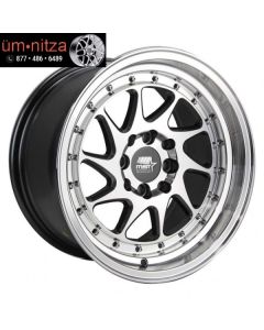 MST 15x8  MT28 4x100/4x114.3 +20 Gunmetal w/Machined Face Wheels (Set of 4)