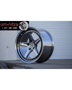 AodHan 18x10.5  DS05 5x114.3 +15 Black Vacuum Wheels (Set of 4)