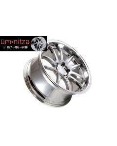 Aodhan 18x9.5  DS02 5X100 +35 Vacuum Chrome Rims Aggressive Fits Impreza Golf Brz